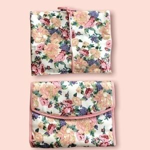 Cosmetic and jewelry travel storage bag set